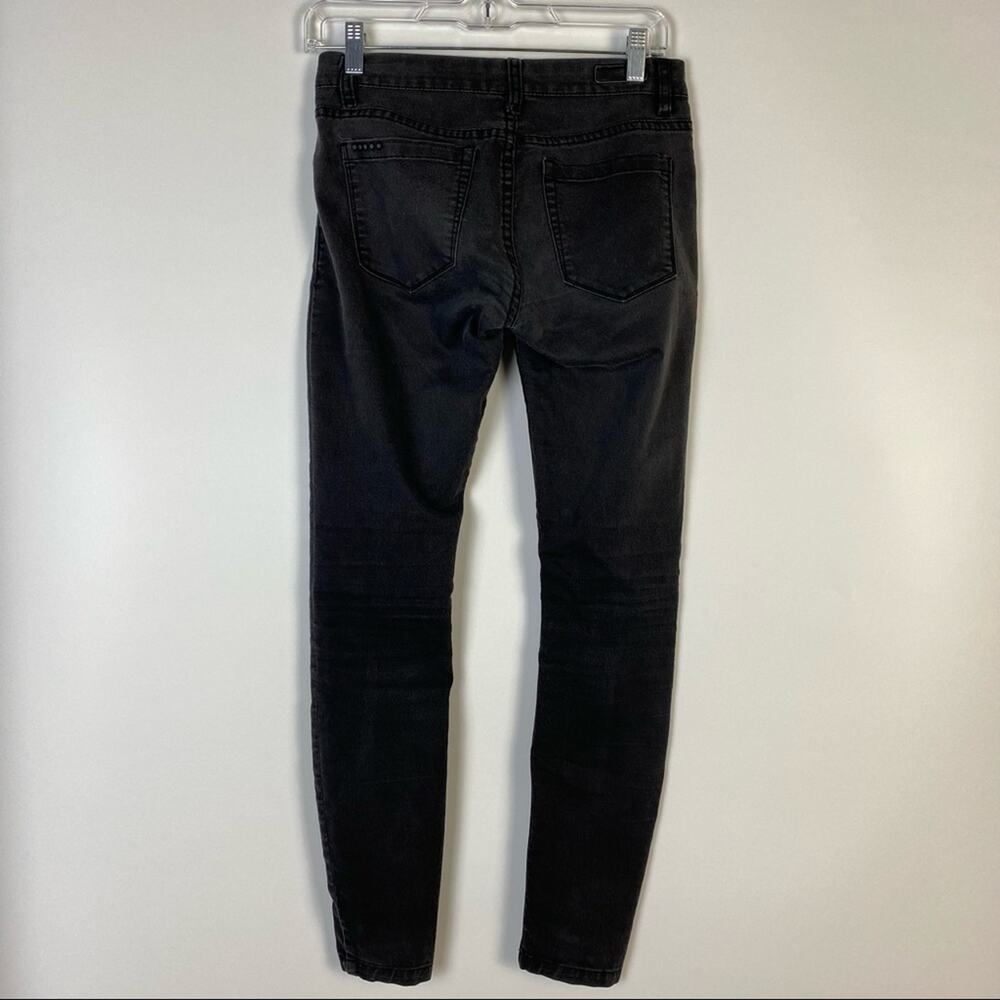 BLANKNYC CRUNCHY LICORICE SKINNY FAUX LEATHER JEANS SIZE 27 - Picture 8 of 12
